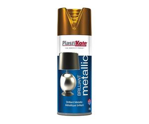 PlastiKote Vernice Spray Metallizzata Brillante, Rame, 400ml