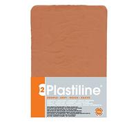 Plastilina 7350T - Panetto di Plastilina- Pasta modellabile, alta precisione - Modellare, scolpire, plasmare - durezza 2 (morbida) - 750g - Colore ocra rosso. Prodotto in Francia