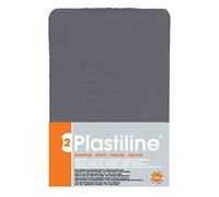 Plastilina 7750T - Panetto di Plastilina- Pasta modellabile, alta precisione - Modellare, scolpire, plasmare - durezza 2 (morbida) - 750g - Colore Grigio scuro. Prodotto in Francia
