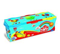 Plastilina Didò FILA tris barattoli vasetti pasta modellante colorata 3282