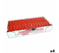 Plastilina Jovi Rosso 150 g 15 Pezzi [4 Unità]
