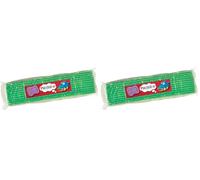 Plastilina monocolore 400 g - verde chiaro, composto da modellismo per animatori professionisti e modellisti, non si asciuga mai, sculture, modelli e animazioni stop-motion (Confezione da 2)