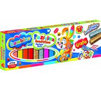 Plastilina quadrata 18 colori Bambino