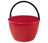 Plastime 0401 1 - Cestino Rotondo, 16 l, Colore: Rosso