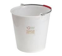 Plastime Secchio Adda Light, White, 6 Litri