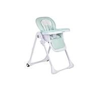 Plastimyr - Seggiolone per bebè TWINKLE | Seggiolone per il pranzo - Sedile reclinabile 3 posizioni - Pieghevole - Menta