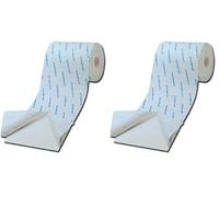 PLASTOD - Rotolo di bendaggio in non tessuto estensibile di colore bianco, 10x5 cm, 34863 (Confezione da 2)