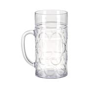 Plastomer trasparente fossette tazza di birra design classico calunnia tazza lavastoviglie tazze cassaforte congelatore vetro vetro di birra