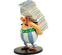 Merchandising Asterix: Plastoy - Collector's Figure Obelix Con Pila Di Fumetti