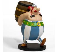 Plastoy Astérix Figura Obélix e la sua botte - Resina - 19 cm