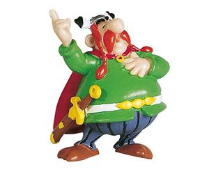 Plastoy Asterix Figurina Abraracourcix il capo - Resina - 6 cm