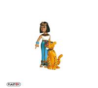 Merchandising Asterix: Plastoy - Mini Figure Cleopatra Con La Pantera Altezza 6,
