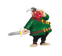 Plastoy Asterix Figurine Pirata Barba Rossa - PVC - 6 cm