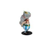PLASTOY ASTERIX OBELIX PILE OF COMICS COLLEC FIG STATUA