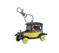 Plastoy Portachiavi personaggio Gaston Lagaffe nella sua auto 62159 (2024), multicolore, M