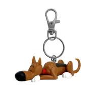 Plastoy Lucky Luke Portachiavi Rantanplan sdraiato - Plastica - 8 cm