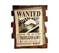 Plastoy - salvadanaio ONE PIECE : poster WANTED LAW