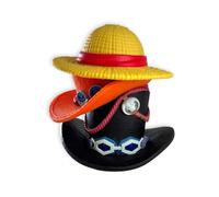 Plastoy - Salvadanaio One Piece : Pile di cappelli (Luffy, Ace, Sabo)