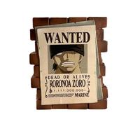 Plastoy - Salvadanaio One Piece : Poster Wanted Zoro