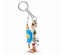 Plastoy Porte-clés figurine Astérix, Légionnaire mordu par Idéfix (60321)