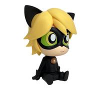 Plastoy Salvadanaio Cat Noir Chibi Miraculous Ladybug 18 Cm