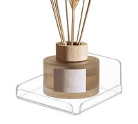 Plataforma adhesiva para pared - Soporte de vigilancia flotante, soporte para dispositivo compacto | Tenedor ligero multiusos del ahorro de espacio para la exhibición elegante interior del altavoz de