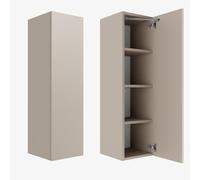 PLATAN ROOM Armadio sospeso alto 105/160 cm, mobile da bagno, mobile alto in opaco o lucido (cashmere, 105 x 30 x 32)