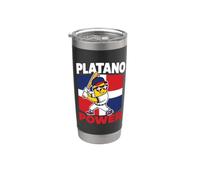 Platano Power Repubblica Dominicana Baseball Plantain Pride DR Bicchiere termico in acciaio inox doppia parete