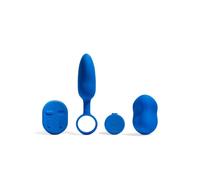 Platanomelón Mobi - Rechargeable, Wireless Vibrator Set - 2 Pieces (Blue)