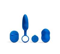 Platanomelón Mobi - Rechargeable, Wireless Vibrator Set - 2 Pieces (Blue)