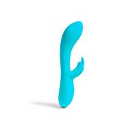 Platanomelón - Vibratore Coniglio Effetto Calore con 3 Intensità e 7 Modi, Immersione e Ricaricabile - Lucas Blu