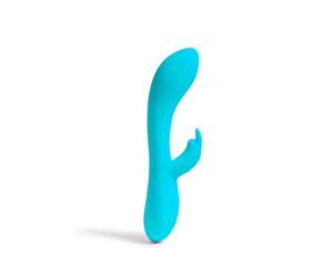 Platanomelón - Vibratore Coniglio Effetto Calore con 3 Intensità e 7 Modi, Immersione e Ricaricabile - Lucas Blu