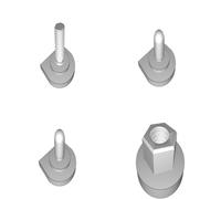 Plate Bracket Fastener Compatible with BMW E30 E31 E34 E38 E39 Series Models