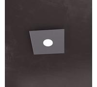 Plate Plafoniera di Top light 1129/PL1 quadrata in quattro colorazioni