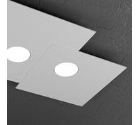 Plate Plafoniera di Top Light 1129 Pl2 rettangolare grigia