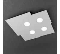 Plate Plafoniera di Top light 1129/PL4 quadrata in quattro colorazioni