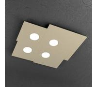 Plate Plafoniera di Top light 1129/PL4 quadrata in quattro colorazioni