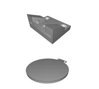 Plate Rack Target System for Hardball Guns - TPU Falling Target Practice Setup