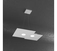 PLATE SOSPENSIONE 2 LUCI GRIGIO 1129-S2 R-GR