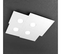 Plate Sospensione di Top light 1129/PL4 quadrata in quattro colorazioni