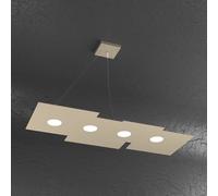 Plate Sospensione di Top light 1129/S4 R+3 Luci in quattro colorazioni