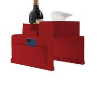 Plateau D'accoudoir En Silicone | Porte-gobelets En Silicone Pour Canapé,Porte-gobelet Anti-déversement Avec Pochette Et Porte-boîte À Mouchoirs Pour Canapé Canapé