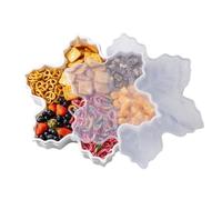 Plateau de Bonbons de Noël - Organizzatore Alimentaire Portable | Plateaux de Snack de Noël Portables - Pour Friandises Noix Fruits Popcorn Trempette Dessert Table Fête Plan Travail Halloween Automne