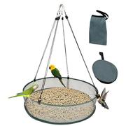 Plateau De Capture De Graines Pour Mangeoire D'Oiseaux | Cercle De Jardin Extérieur Pour Mangeoire - Extérieur Anneau Graines Pour Oiseaux Colibri Conteneur De Déchets Gain De Place Pour Balcon