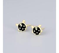 -Plated Earrings Rat Cow Tiger Dragon Snake Horse Sheep Monkey Chicken Natal Year Earrings Tiger