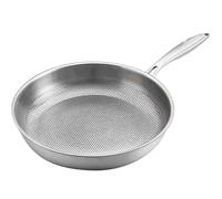 Platefull Titanium Hammered Frying Pan with Lid, Platefull Titanium Pan, Upgraded Non-stick Without Coating, Durable and Scratch Resistant, for Kitchens and Easy to Clean (NO LID,26CM)