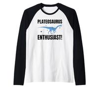 Plateosauro Divertente Maglia con Maniche Raglan