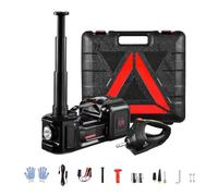 PLATERUH Portatile per Auto con Cric per Auto 5T Cric a Forbice 12V Smontagomme para Luce per Avvitatore a impulsi Elettrico per Camion SUV berlina CRIC A PANTOGRAFO