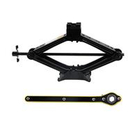 PLATERUH Portatile per Auto con Martinetto a Forbice 2 tonnellate Accessori universali Pieghevoli Materiale in Acciaio Addensato Tipo Orizzontale Risparmio Sforzo Durevole CRIC A PANTOGRAFO