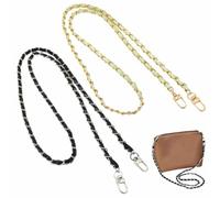 PLATEYTR Catena per Borsa 120 cm, Catena Elegante e Resistente per Borsa a Mano, Accessorio per Borsa Donna in Due Colori, Perfetto per Sostituire la Cinghia di Borsa